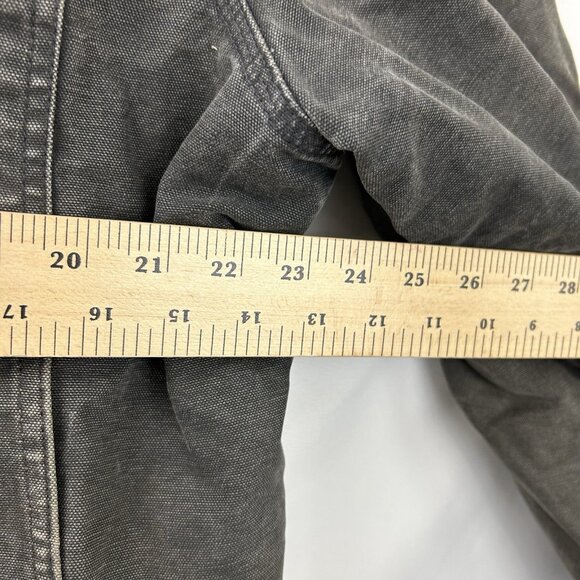 Y2K Carhartt C26 Sz Large BLK Arctic Detroit Jacket Black Quilted Vintage Chore - Picture 5 of 16